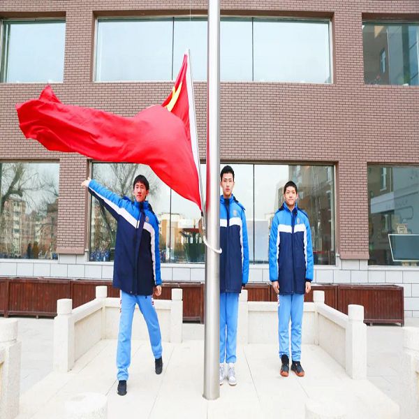 长春八中升旗仪式_五彩三杠评价体系_长春市第八中学